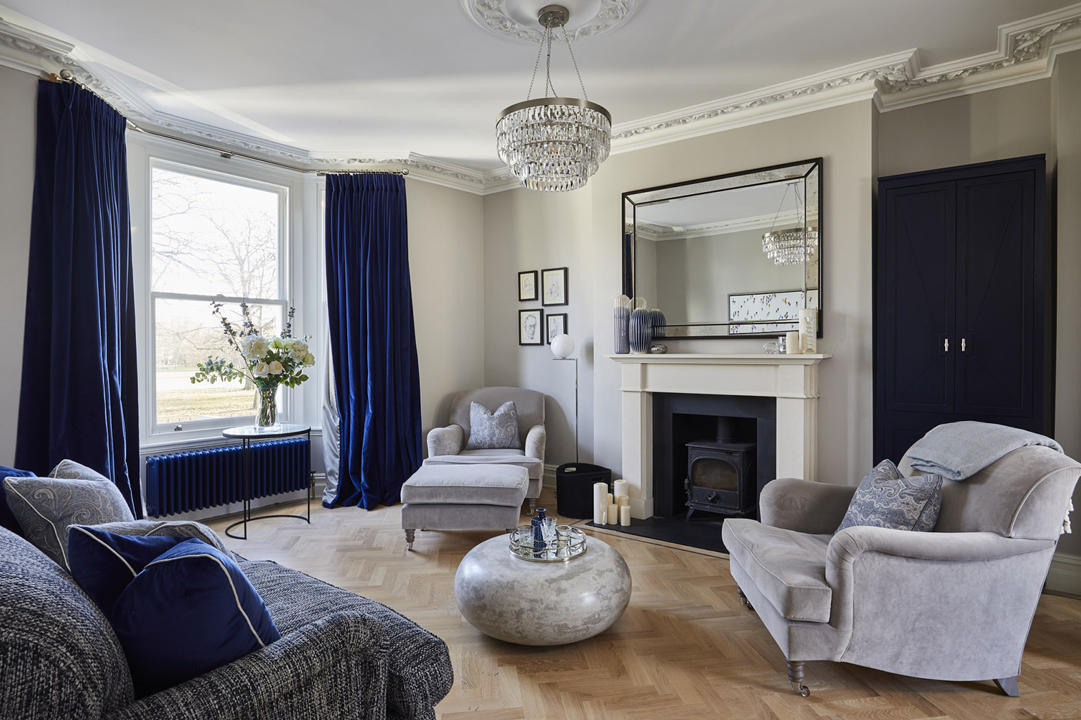 beautiful living room designed by home interior designer Emma Green