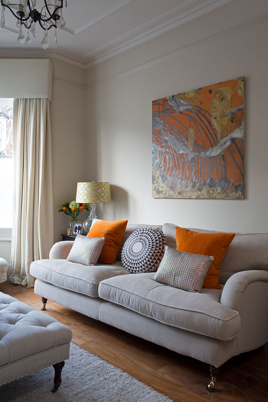 Clapham living room home interior design