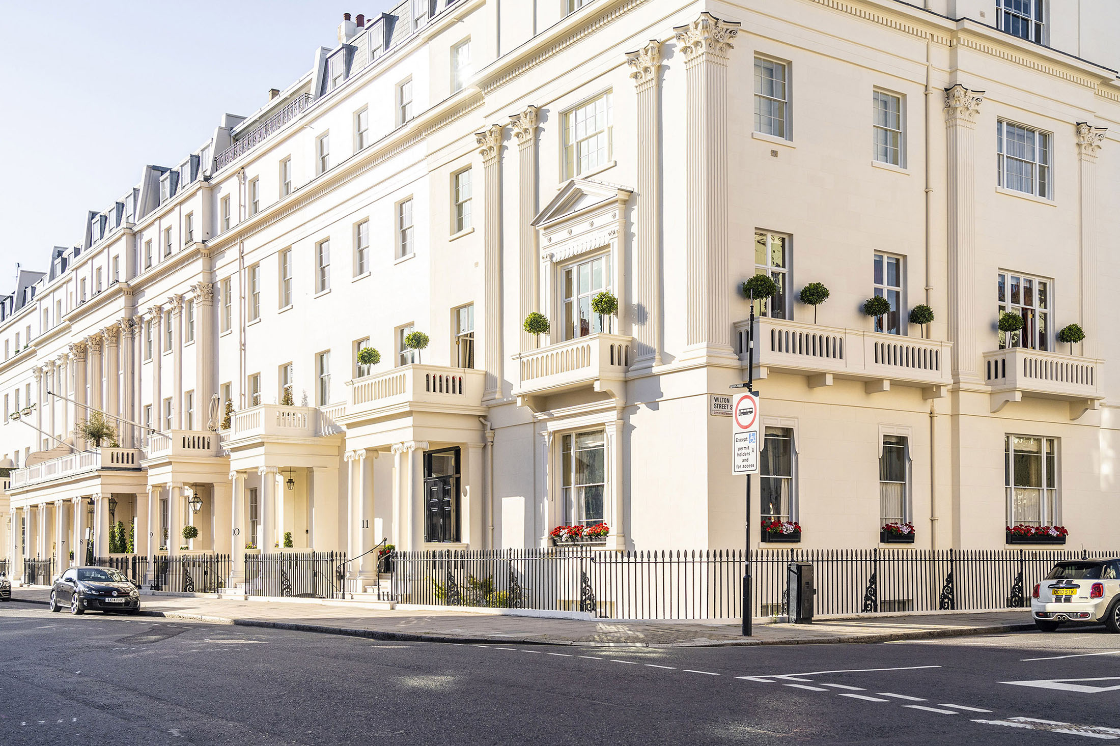 Street view in Belgravia London